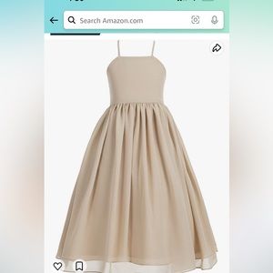 Two girls flower girl/ junior bridesmaid dresses. Size 6 and 8